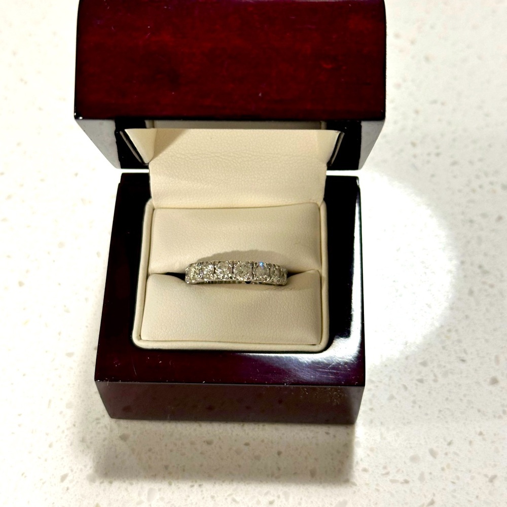 2.5 carat Diamond wedding band. 💍